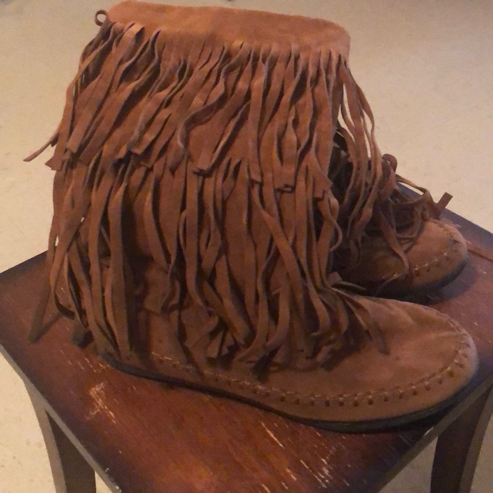 Brown Moccasin Boots